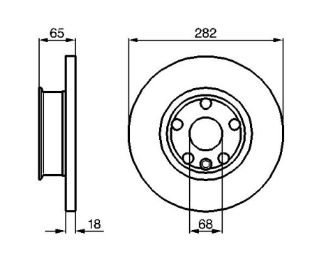 Disque de frein BD531 Bosch, Image 5