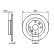 Disque de frein BD615 Bosch