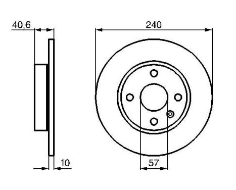 Disque de frein BD644 Bosch, Image 5