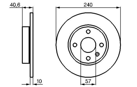 Disque de frein BD644 Bosch, Image 5