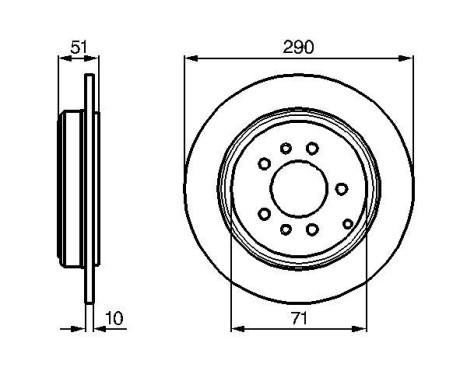 Disque de frein BD646 Bosch, Image 5