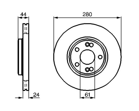 Disque de frein BD647 Bosch, Image 5