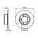 Disque de frein BD729 Bosch