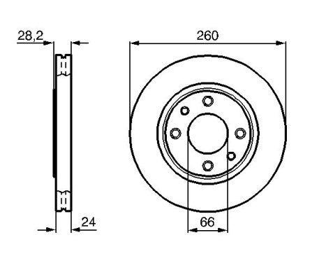 Disque de frein BD731 Bosch, Image 5