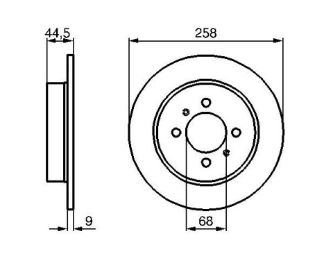 Disque de frein BD736 Bosch