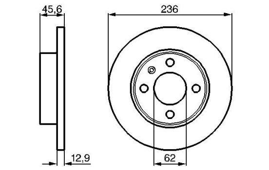 Disque de frein BD759 Bosch, Image 5