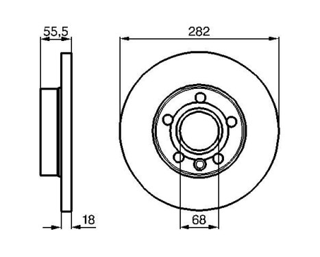 Disque de frein BD769 Bosch, Image 5