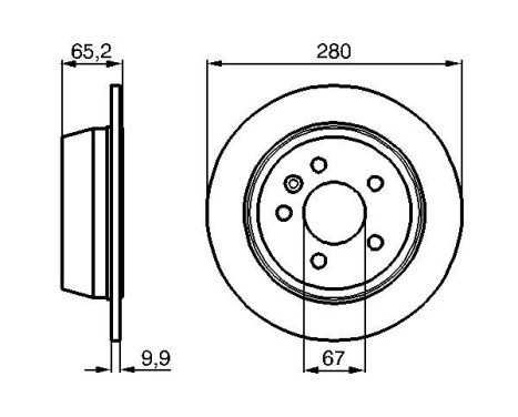 Disque de frein BD772 Bosch, Image 5