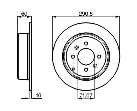 Disque de frein BD776 Bosch, Image 5
