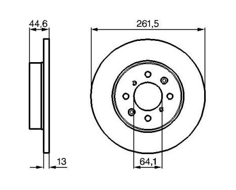 Disque de frein BD788 Bosch, Image 5