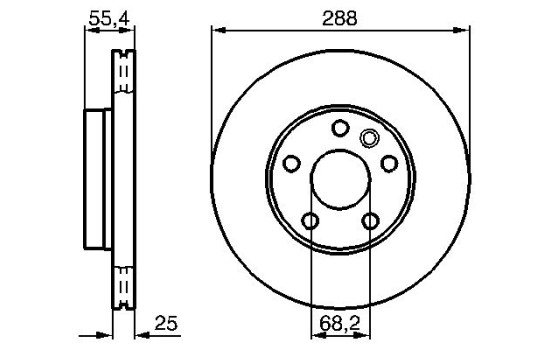 Disque de frein BD792 Bosch, Image 5