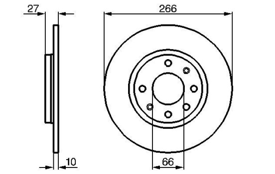 Disque de frein BD80 Bosch