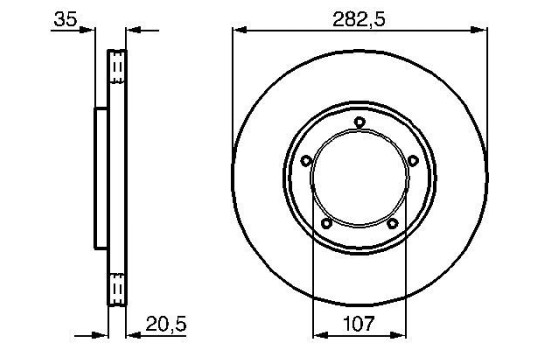 Disque de frein BD86 Bosch, Image 2