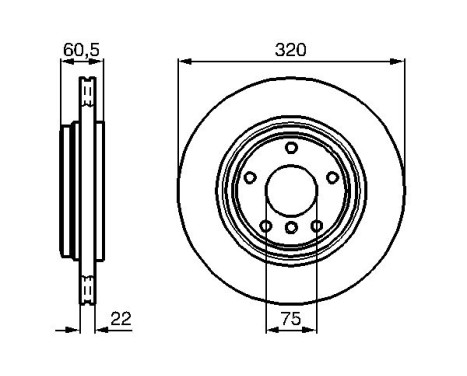Disque de frein BD873 Bosch, Image 5