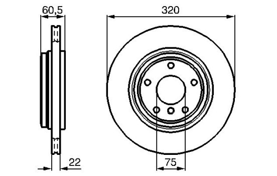 Disque de frein BD873 Bosch, Image 5