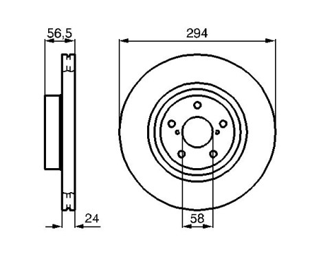 Disque de frein BD875 Bosch, Image 5