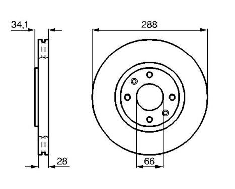 Disque de frein BD877 Bosch, Image 5