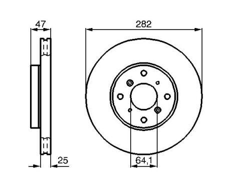 Disque de frein BD879 Bosch, Image 5