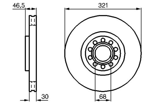 Disque de frein BD882 Bosch, Image 5