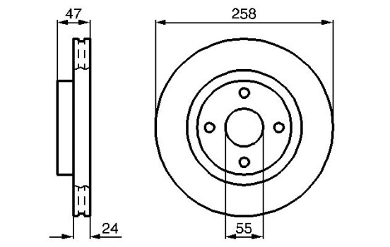 Disque de frein BD886 Bosch