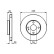Disque de frein BD892 Bosch