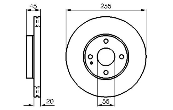 Disque de frein BD892 Bosch