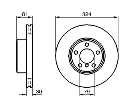Disque de frein BD896 Bosch, Image 5