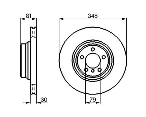 Disque de frein BD897 Bosch, Image 5