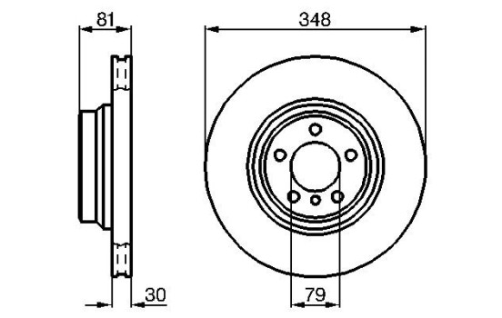 Disque de frein BD897 Bosch, Image 5
