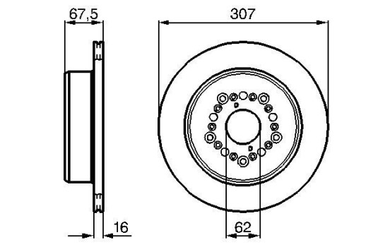 Disque de frein BD912 Bosch