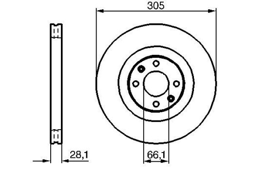 Disque de frein BD913 Bosch, Image 4