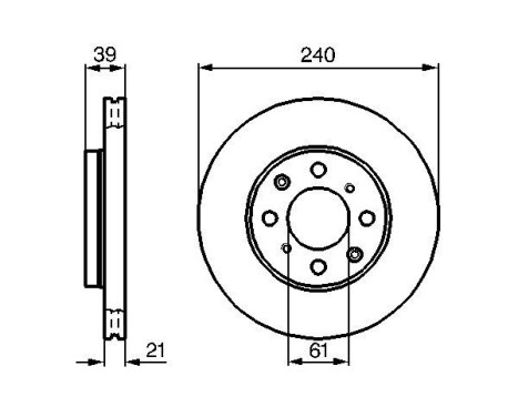 Disque de frein BD920 Bosch, Image 5