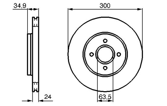 Disque de frein BD930 Bosch