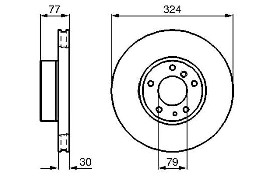 Disque de frein BD958 Bosch, Image 5
