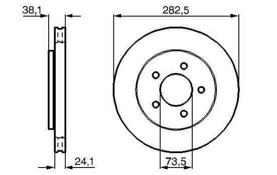Disque de frein BD97 Bosch, Image 5