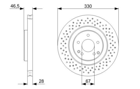 Disque de frein BD974 Bosch, Image 5