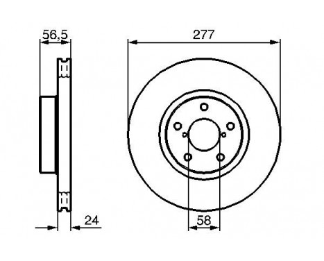 Disque de frein BD984 Bosch, Image 5