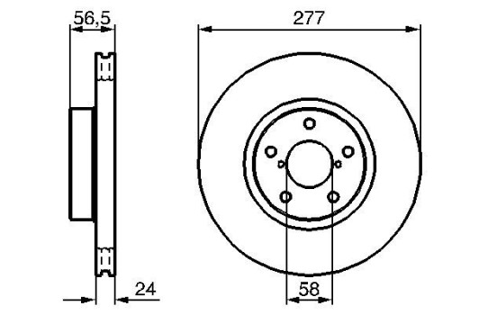 Disque de frein BD984 Bosch, Image 5