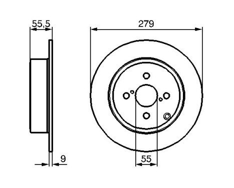 Disque de frein BD985 Bosch, Image 5