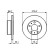 Disque de frein BD989 Bosch, Vignette 5