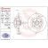 Disque de frein BEARING DISC LINE 08.A753.37 Brembo, Vignette 2