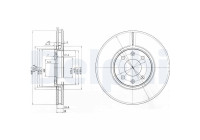 Disque de frein BG3675 Delphi