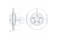 Disque de frein BG3704 Delphi