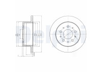 Disque de frein BG4061 Delphi