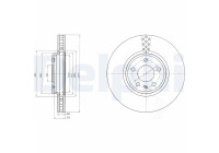 Disque de frein BG4080C Delphi