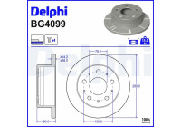 Disque de frein BG4099 Delphi