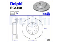 Disque de frein BG4100 Delphi