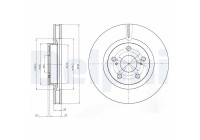 Disque de frein BG4114C Delphi