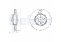 Disque de frein BG4123 Delphi