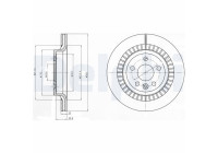 Disque de frein BG4270 Delphi